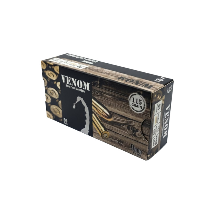 Amunicja MEDEF VENOM 9x19mm FMJ 7,5g/115gr op=50szt